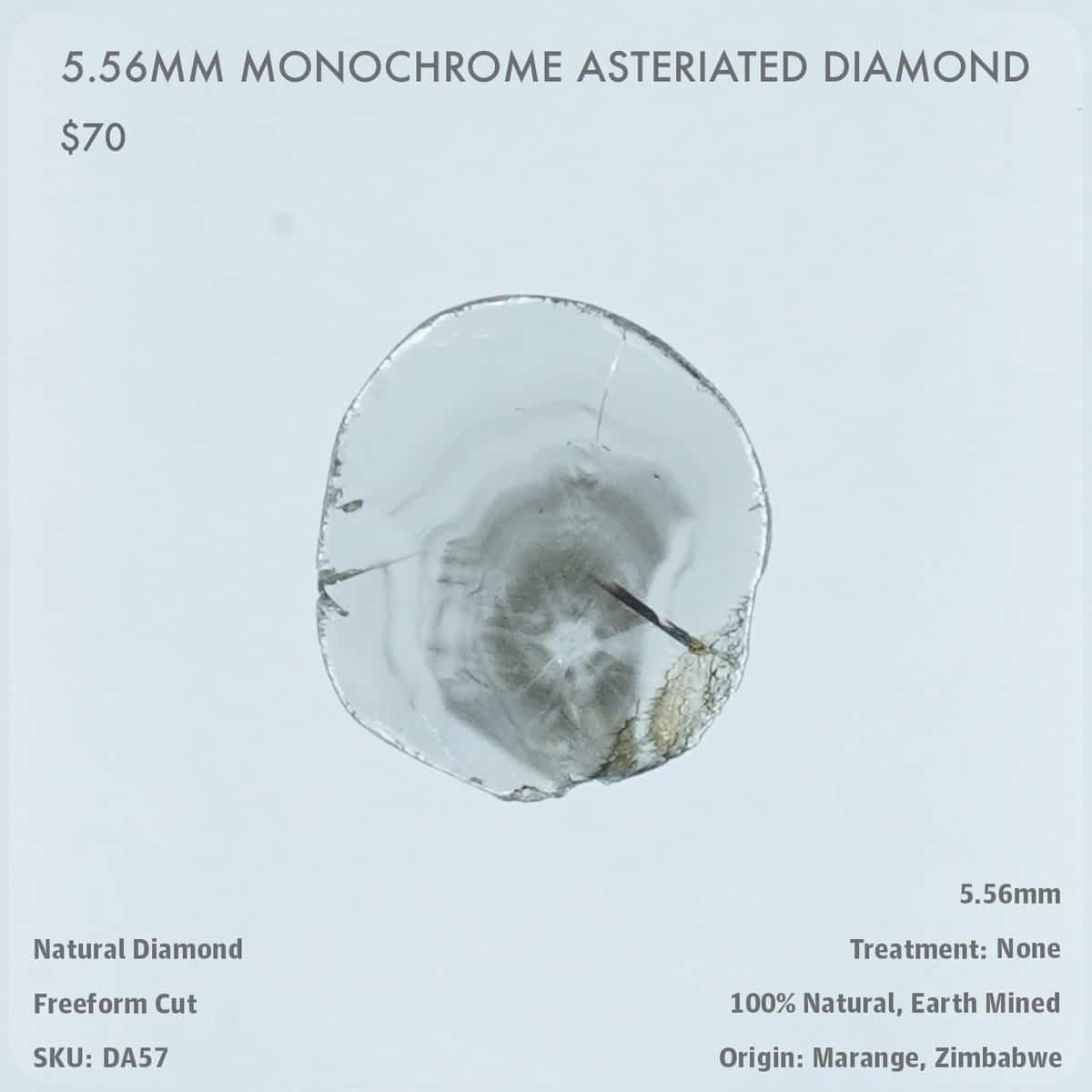 5.56mm Monochrome Asteriated Diamond