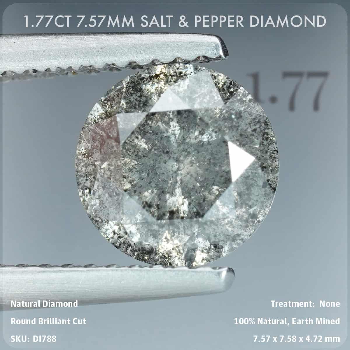 1.77CT Salt & Pepper Diamond