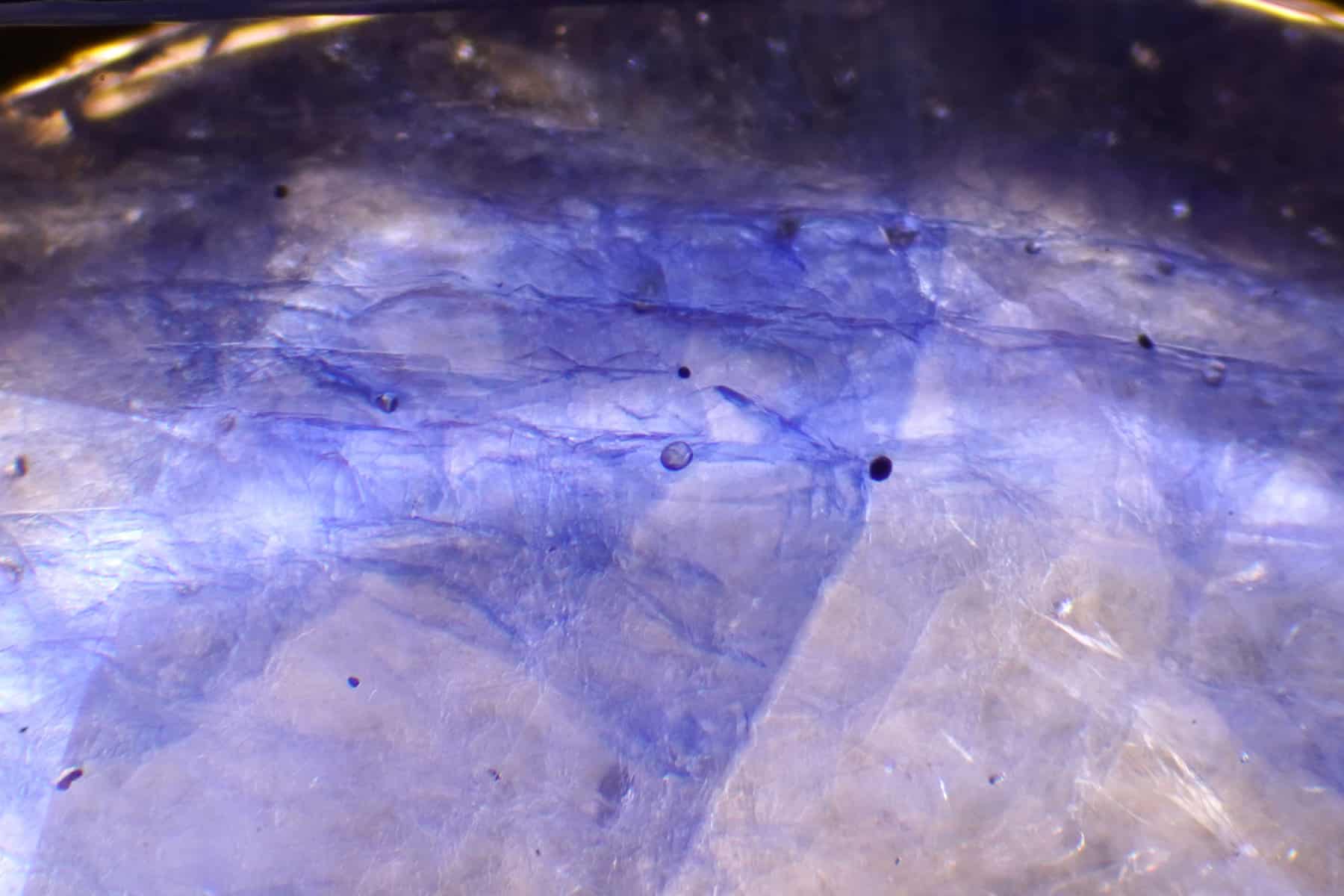 Cobalt Doped Lead Glass Sapphire Video Rainbow Sapphire™