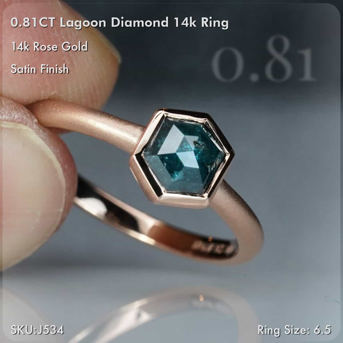 0.81CT Tidepool Diamond Ring