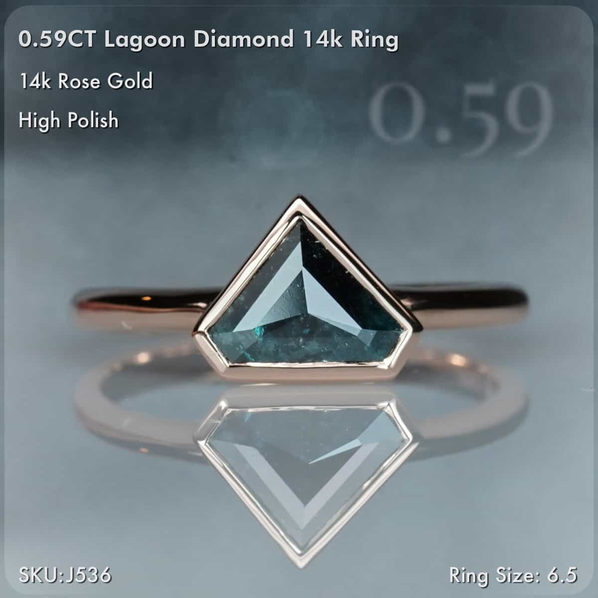 0.59CT Tidepool Diamond Ring