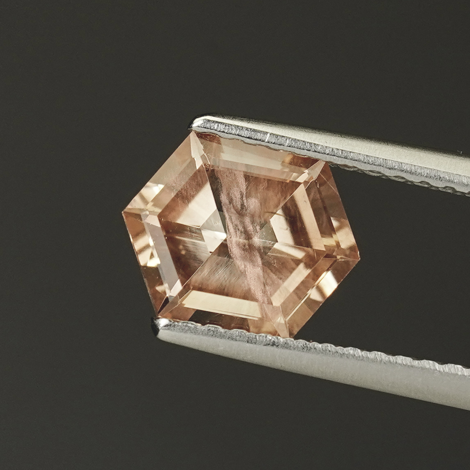 1.21ct Cinnamon Sunstone Hexagon