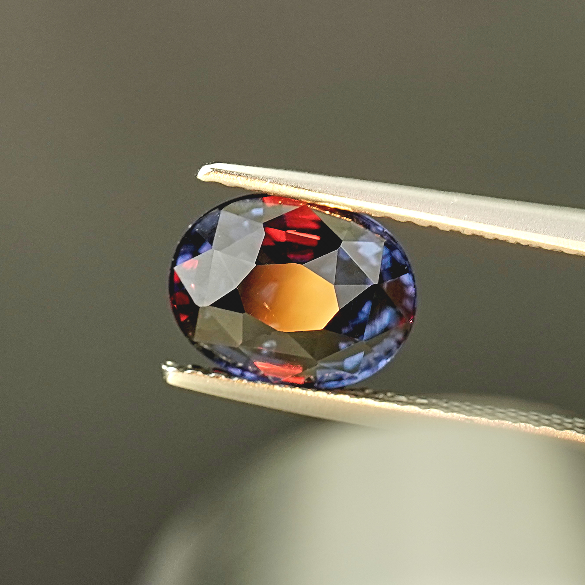 3.19ct AAA Blue Hot Raspberry Purple-Red Color Change Garnet