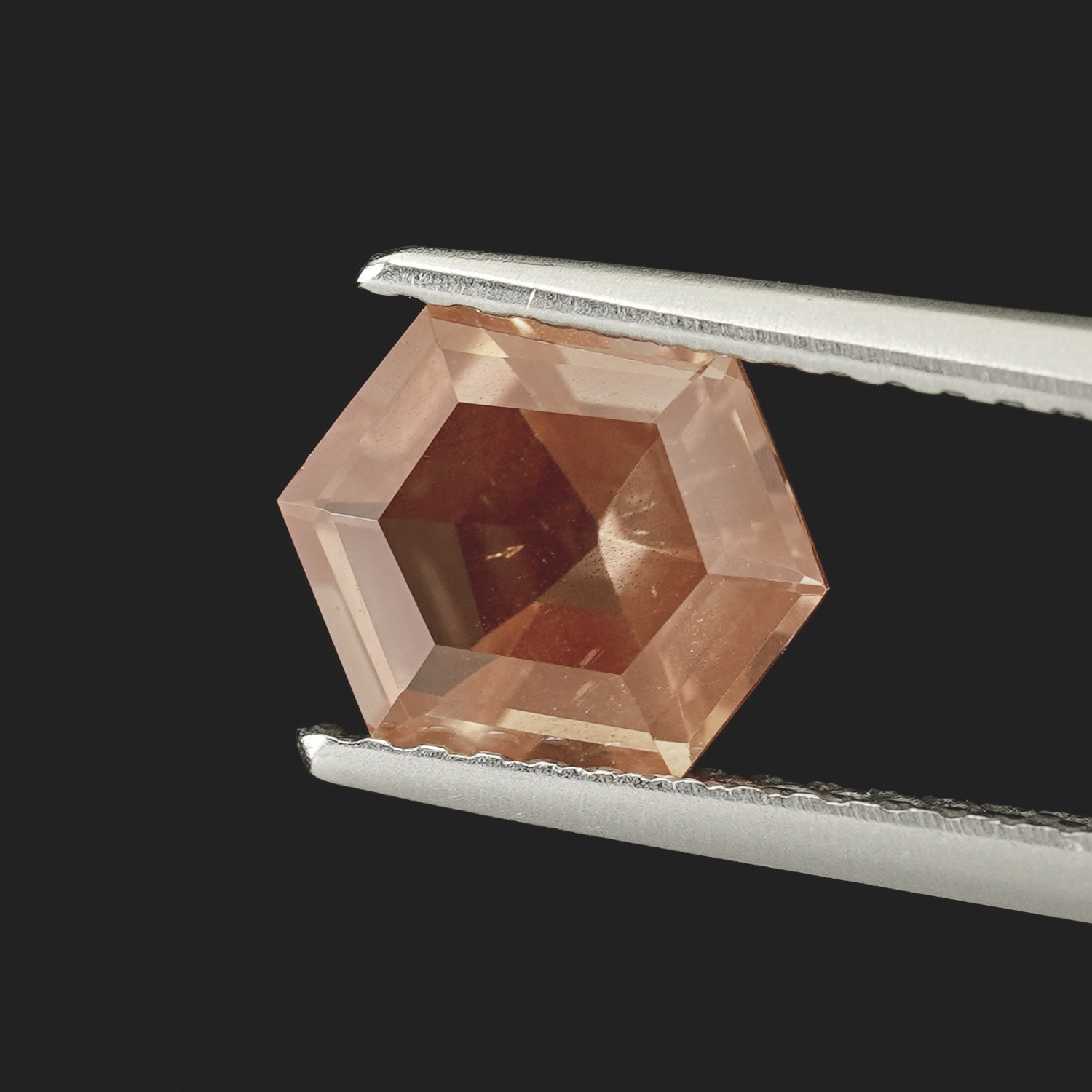 1.17ct Cinnamon Sunstone Hexagon