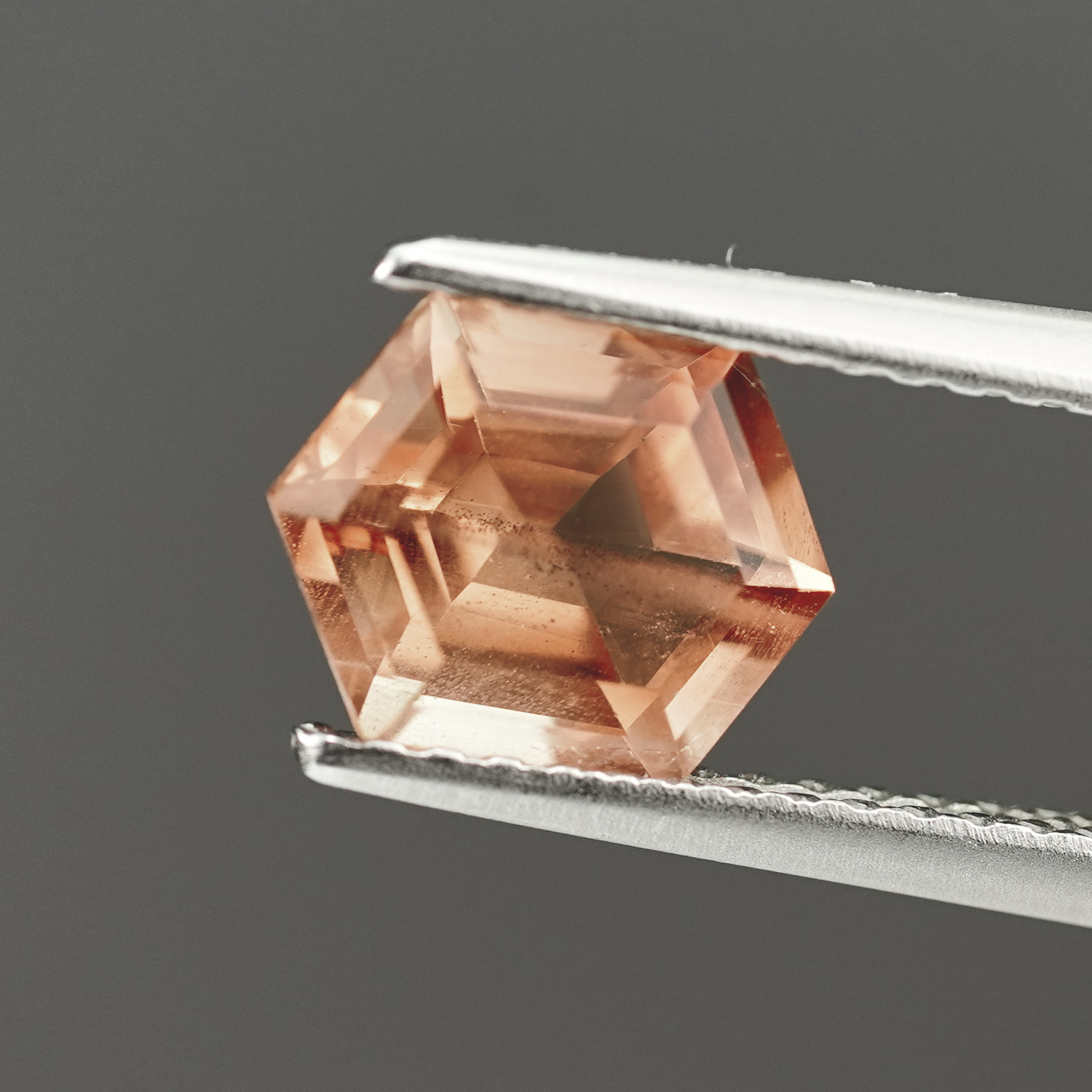 1.30ct Cinnamon Sunstone Hexagon