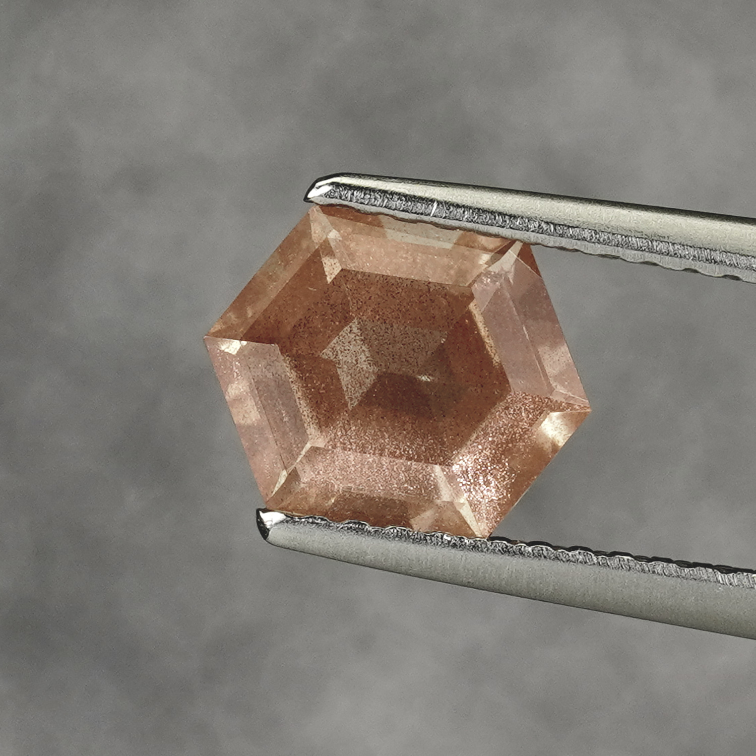 1.33ct Cinnamon Sunstone Hexagon