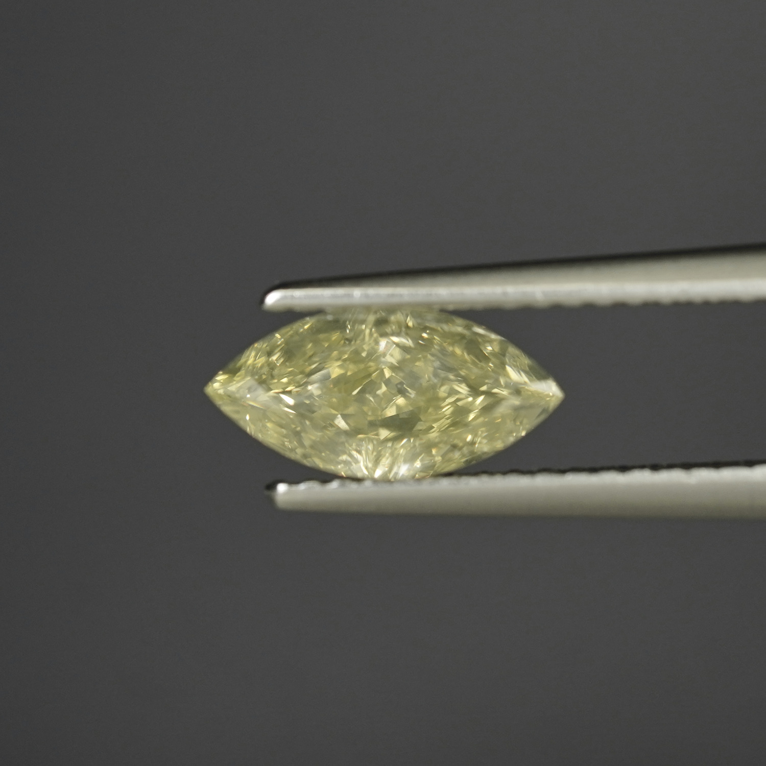 0.99CT Fancy Yellow Marquise Cut Natural Diamond